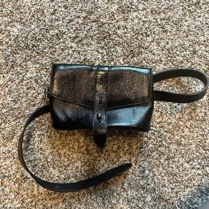 Rebecca Minkoff Black Leather Belt Bag